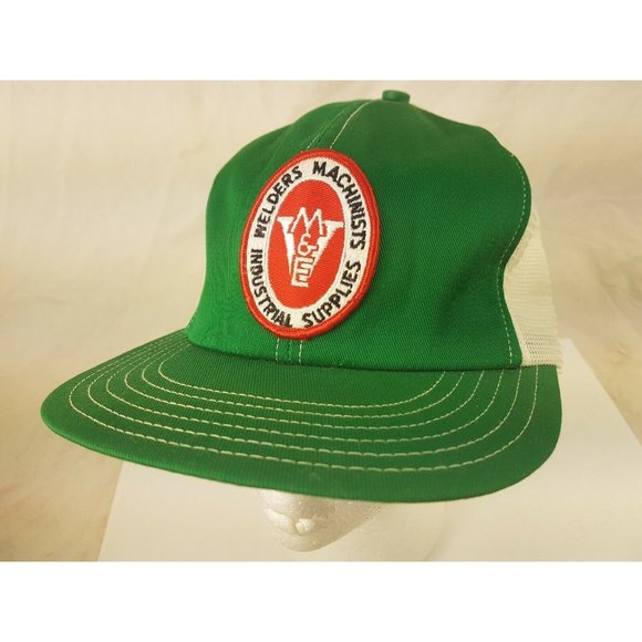 WELDERS MACHINISTS M&E Cap Trucker Hat Snapback Baseball Vintage retro 80s - Picture 1 of 9
